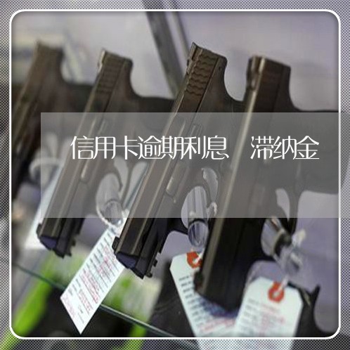 信用卡逾期利息 滞纳金 信用卡逾期利息 滞纳金